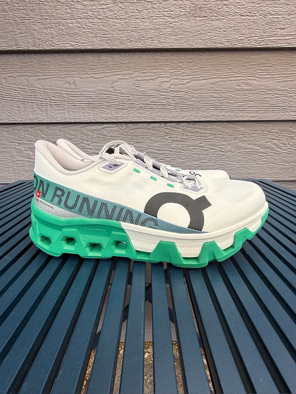 On Cloudmonster Hyper, Women’s 8.5, White/Mint